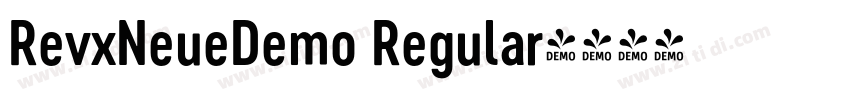 RevxNeueDemo Regular字体转换